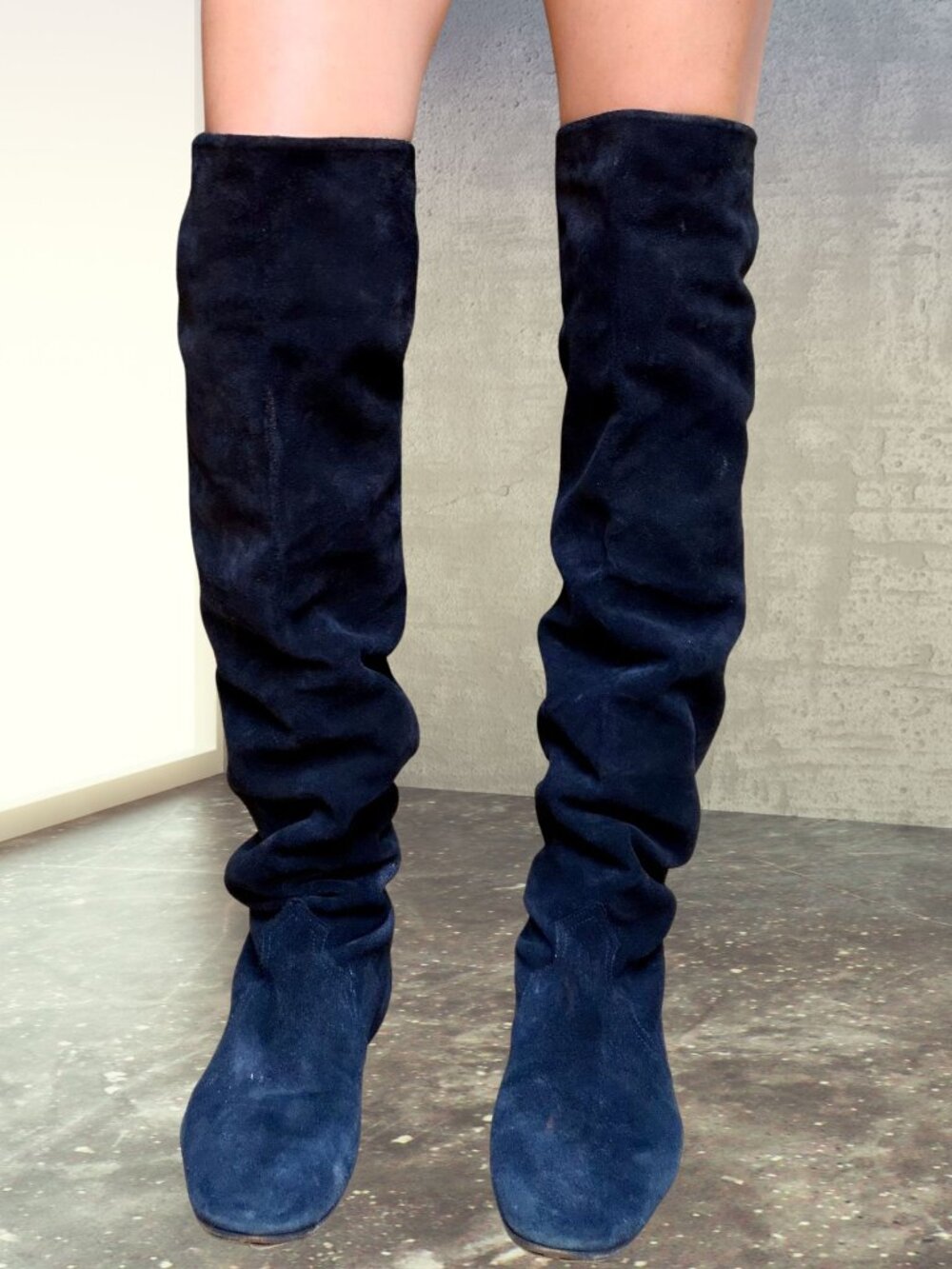 Isabel Marant over-the-knee suede slouch boots - Picture 8 of 10